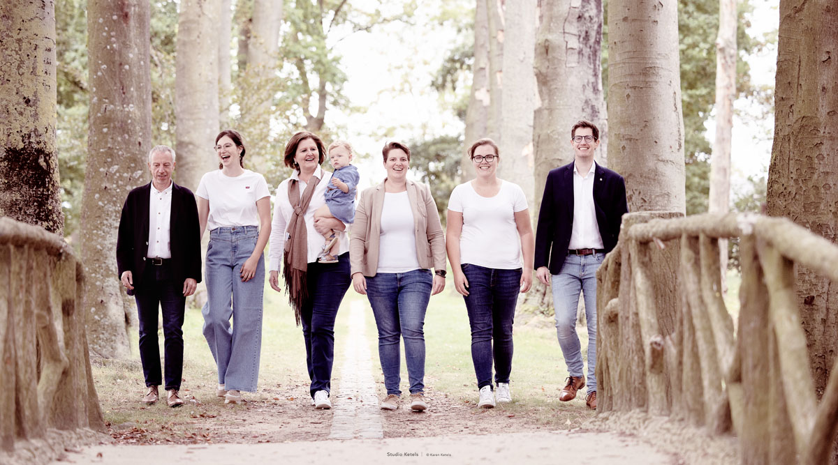 Portret met de hele familie door Studio Ketels